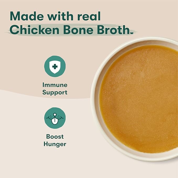 Jinx Kibble Sauce for Dogs - Premium Dog Food Kibble Topper Sauce & Flavor Booster Made with Chicken Bone Broth - All-Natural Ingredients, No Additives or Fillers - 12 Oz (Pack of 2)