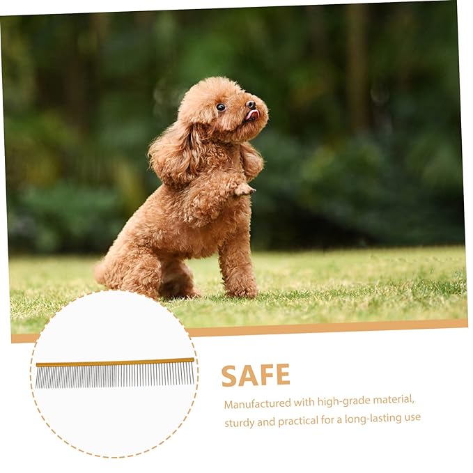 Portable Multi-function Pet Comb for Dogs and Cats Ergonomic Design Lightweight Easy to Carry Rounded Needle for Gentle Grooming Daily Use Tool for Pet Owners