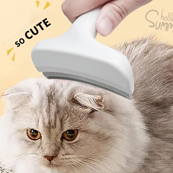 Cats Furs Trimming with Stainless Steel Reduces Loose Hair Easy Efficient Use for Dog Health Coat Maintenances Pet Grooming Tool