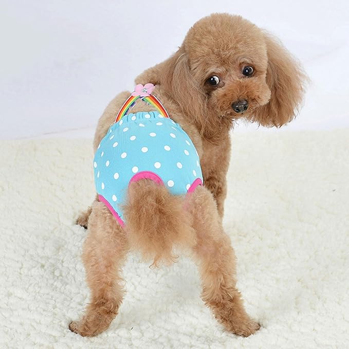 Female Dog Sanitary Panties Diaper Pantie Diapers Washable Underwears SkinFriendly Period Shorts Supply Pet Diaper Sanitary Panties