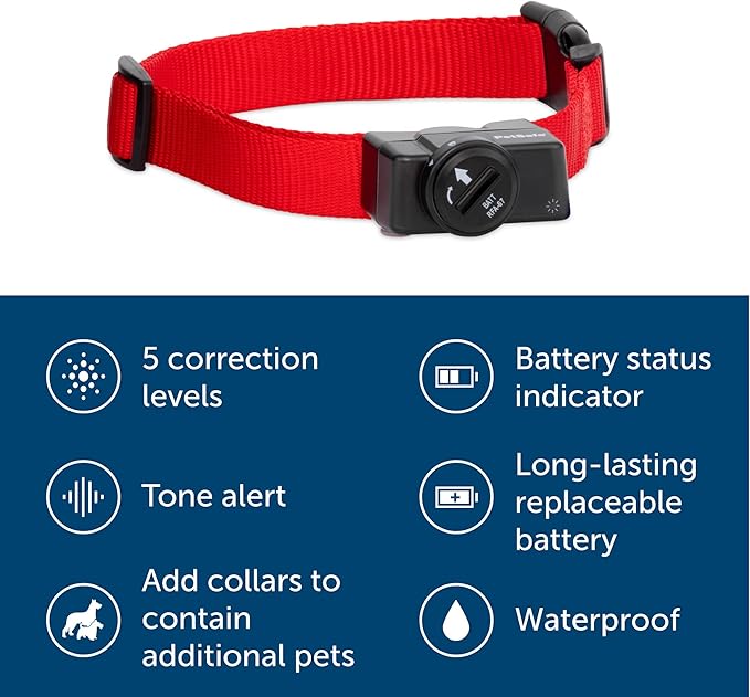 PetSafe Wireless Pet Containment System with 2 Replacement Collar Batteries - Wireless Electric Fence for Dogs - from Parent Company of Invisible Fence Brand - Covers Up to 1/2 Acre - for Pets 8lb+