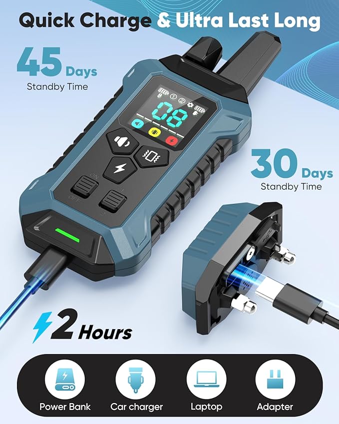 Remote Training Collar 3000FT Range – Rechargeable Waterproof Receiver, Adjustable Beep & Vibration Levels, Long Distance Control for Small Medium Large Dogs