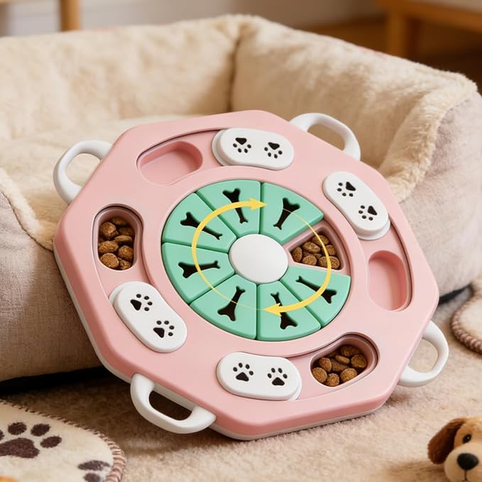 Dog Puzzle Toy Training Boredom Interactive Feeding Slow Food Tray Pet Feeding Supply
