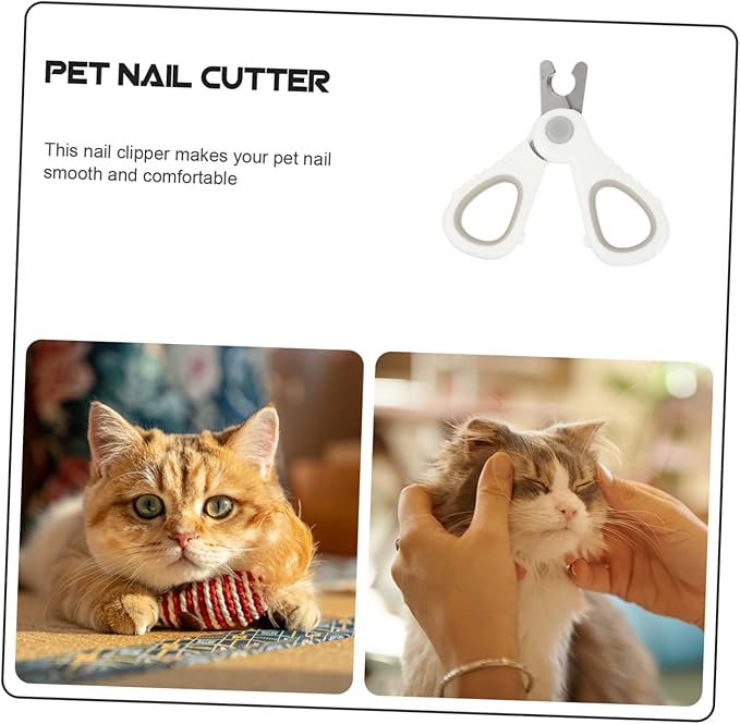 Toyvian 1Pc Cat Nail Clipper Ergonomic Design for Nail Trimming Pet Grooming Tool for Cats and Pets