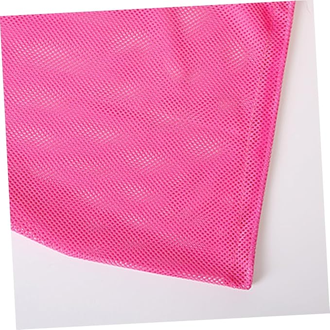 Mikikit Multi Function Cat Grooming Bag Breathable Mesh Bag for Bathing Nail Trimming Feeding Pink for Cats Kittens Easy Control with Pull Rope Design