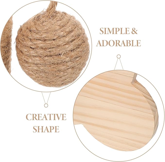 UPKOCH Cat Scratching Post Kitten Scratching Pole with Sisal Rope and Solid Wood Base Sturdy Floor Scratcher for Indoor Cats Daily Use Pet Supplies