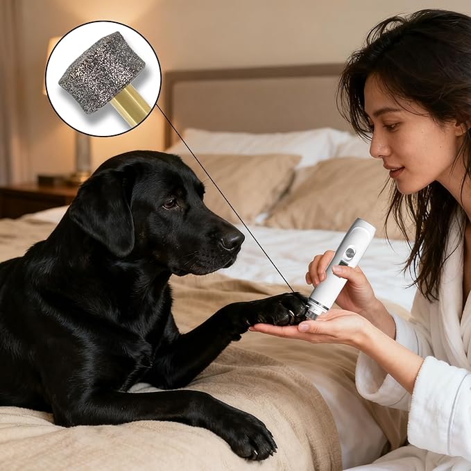 Dog Nail Grinder - Regular - Replacement Head, and Most Brands' Cat/Pet/Dog Nail Grinders, Highly Efficient, Safe and Reliable（2pcs）