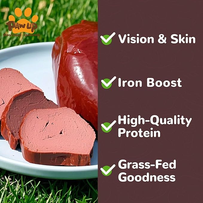 PAWUP Freeze-Dried Beef Liver Dog Treats, Single Ingredient, High Protein, All Natural, Bite-Sized Dog Treat Liver for Training Reward & Food Topper, 3.8 oz