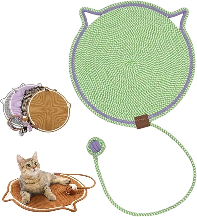 Pets Dual Scratching Pad, Cat Scratch Mats for Indoor Cats, Dual Scratching Pad for Cats, Scratching Pads for Indoor Cat(Green, 42cm-16IN)