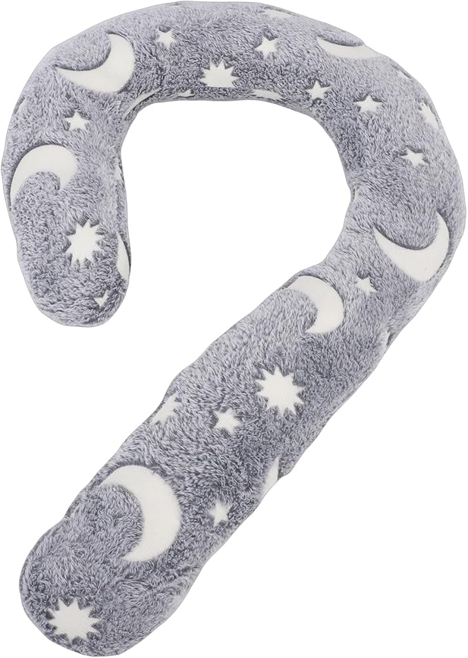 Zerodis Dog Neck Pillow C Shaped Orthopedic Support Soft PP Cotton Pet Bed for Cats and Small Dogs Ideal for Better Sleep Pain Relief and Travel Dog Daily Supplies