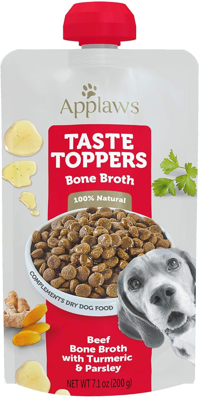 Applaws Taste Toppers Beef Bone Broth Wet Dog Food, 7.1 oz.