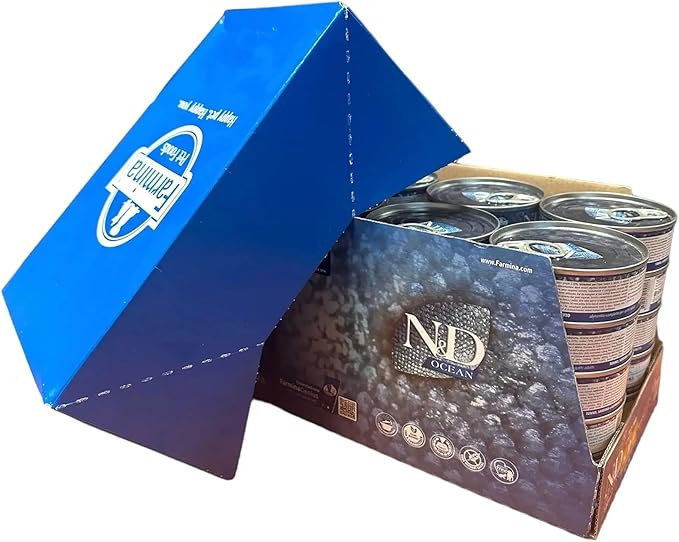 Farmina, N&D Cat Sea Bass Squid & Shrimp, 2.8 Ounce