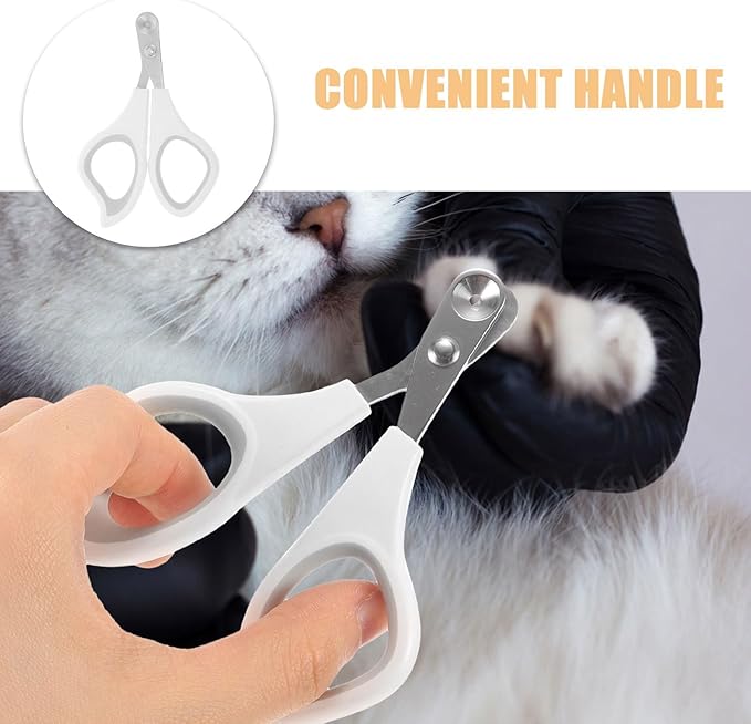 2Pcs Cat Nail Trimming: Dog Nail Trimmers - Kitten Claw Clipper - Kitten Paw Remover - Pets Grooming Tools for Home Use Home Grooming