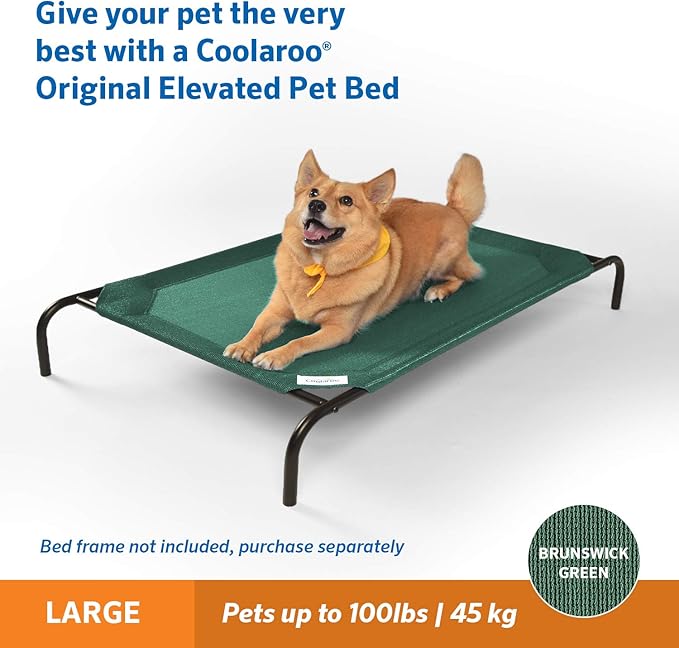Original Pet Bed Replacement Cover - Brunswick Green - Large (43.5" x 31.5")