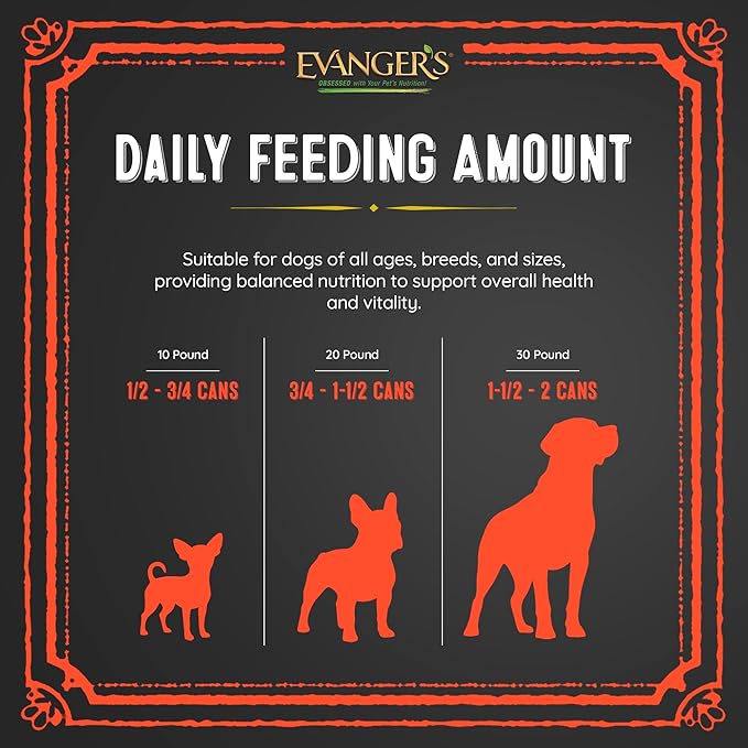 Evanger's Heritage Classics Hand Packed Hunk of Beef Dog Food – 12 Count, 12 oz Each – Tender Beef Roast Cooked in Own Juices – Grain & Gluten Free Wet Dog Food