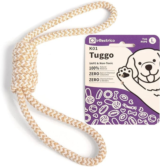 Puppy Chew Toys for Teething, Durable Dog Rope Toys for Small and Medium Dogs, Interactive Chew Rope for Training, L Size