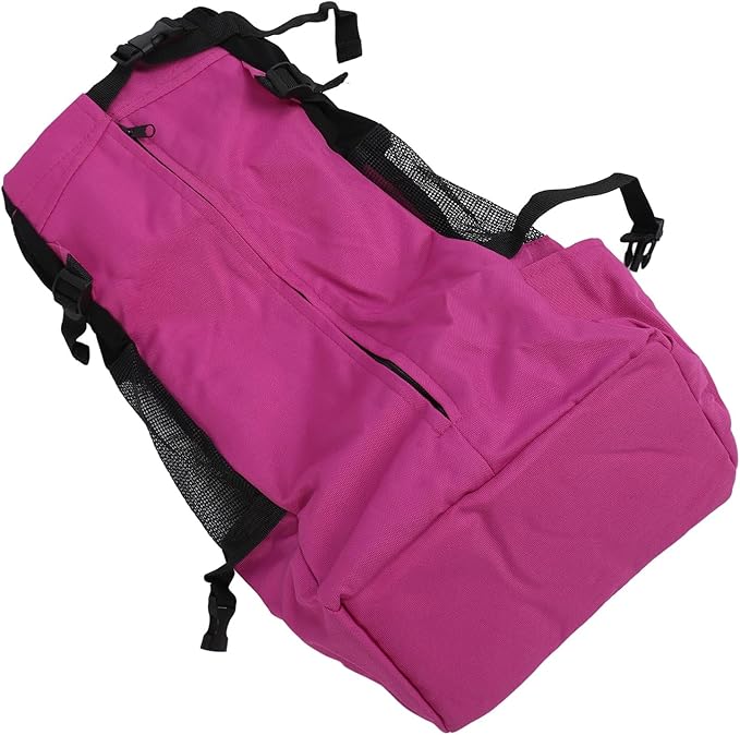 Zerodis Pet Carrier Backpack Front Back with Ventilated Mesh Hands Free for Travel Outdoor Hiking Cycling Cat Dog Supplies (Purple)