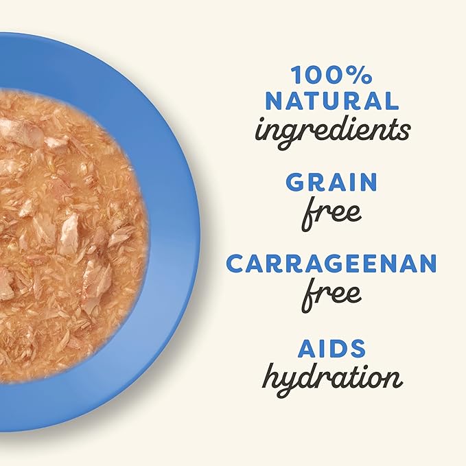 Applaws Natural Wet Cat Food in Gravy, Limited and Natural Ingredients, High Protein with No Artificial Additives, Fish Selection in Gravy (16 x 2.12 oz Easy-Open Cups)