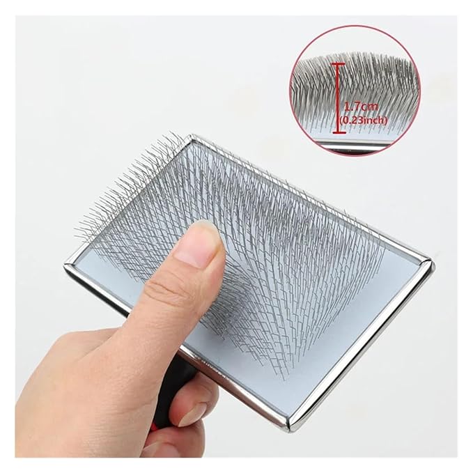 Needle Comb for Dog Cat Hair Removal, Pet Fur Trimming Brush, Grooming Massage Tool, Cleaning Supplies for Shedding(13mm)