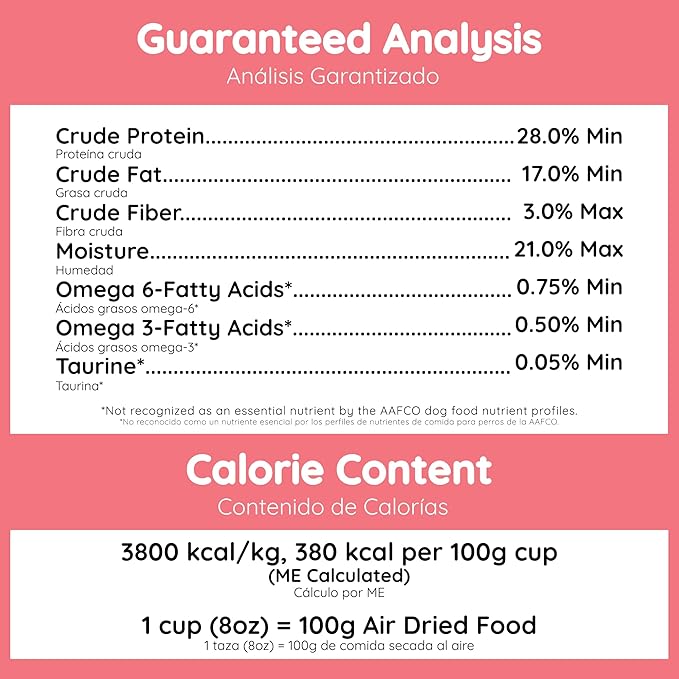 Café Nara Air Dried Dog Food, Beef Recipe, Complete Meal, Food Topper, or Treat, Made in USA for All Breeds and Ages, 3 lb Bag