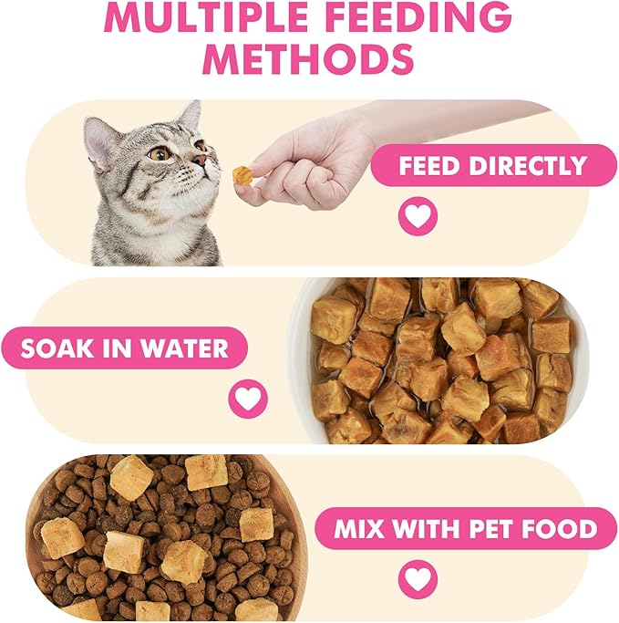 Freeze Dried Dog & Cat Treats – Single Ingredient Salmon, High Protein Training Treats & Food Topper, 10.6 oz