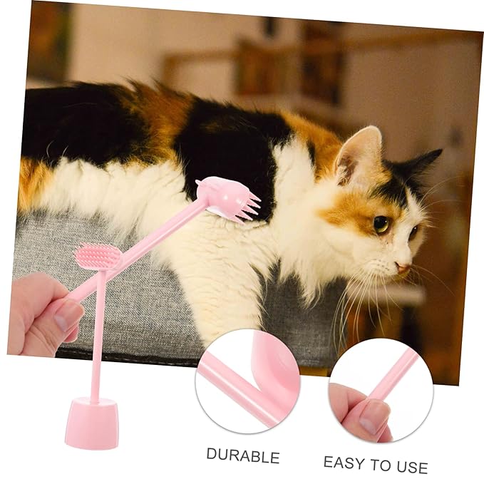 1pcs Massage Brush for Pets Cat Grooming Brush for Shedding Itching Relief Mini Self-massage Tool for Cats Dogs