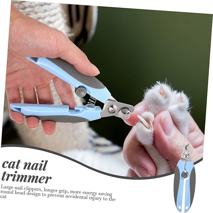 Totority Household Cat Nail Clipper Ergonomic Design Blades for Easy Trimming Portable Pet Grooming Tool for Cats and Animals Safe Comfortable Use