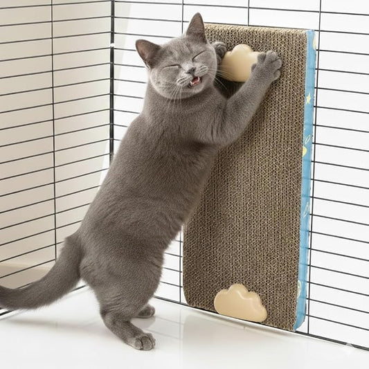 Cat Scratching Post for Cage 40X20CM, Cage Wall Mounted Cat Scratcher, Cardboard Scratcher, SCR-40X20CM-3.3CM