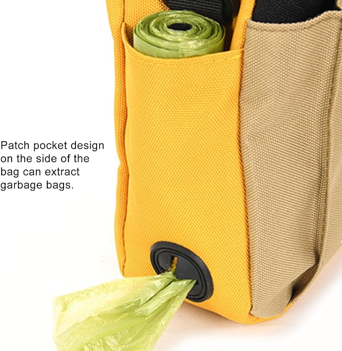 Dogs Treat Bag Training Waist for Outdoor Walking with Poop Holder Pet Travel Supply Dog Pack