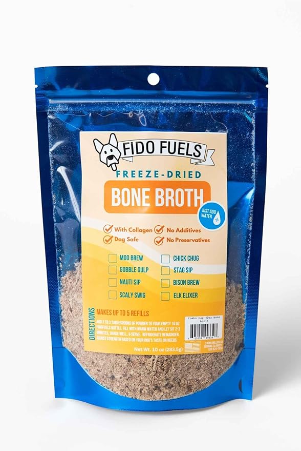 Gobble Gulp Freeze Dried Bone Broth 10oz Bag