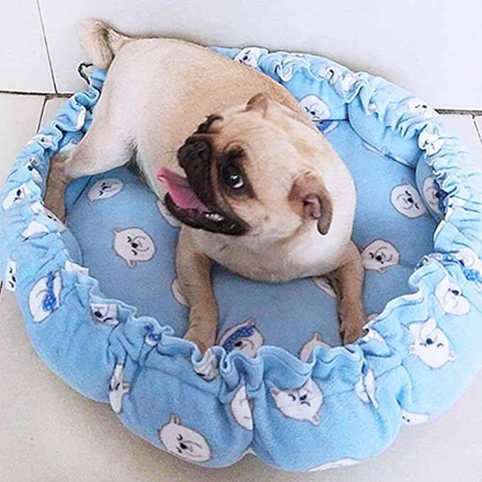 Windproof Warm Pet Bed House Drawstring Design Washable Soft Cushions Kennel for Small Dogs Cats Pet Supplies Houses for Indoor Large Houses for Warm No Heating Pad House Windproof for Winter