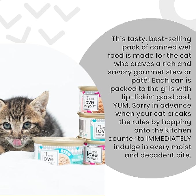 "I And Love And You" Naked Essentials Chicken & Duck + Original Cat Can Variety Pack