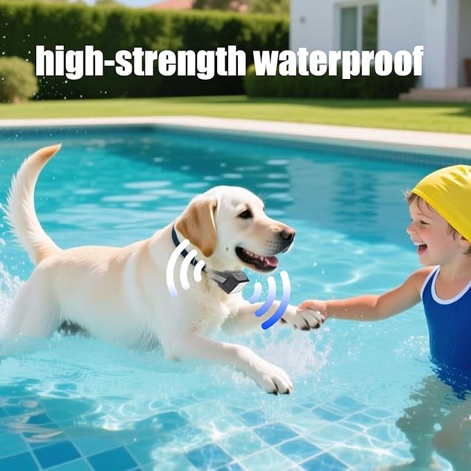 Dog Wireless Fence 2026 Newest Intelligent Pet Electric Containment System, Low Battery AI Smart Alarm Dog Out of Range Reminder, Display Receiver Battery Level, Waterproof Rechargeable Dog Fence
