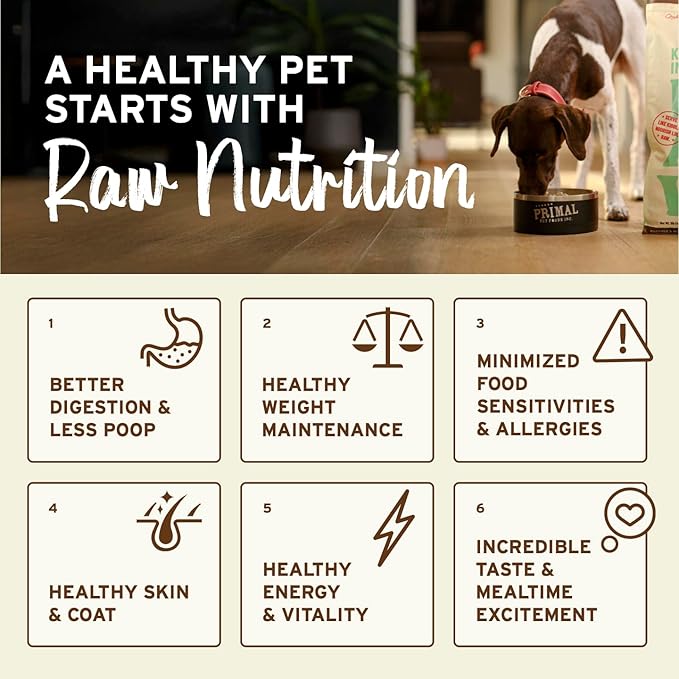 Primal Goat Milk Powder for Dogs and Cats, Shelf Stable Food Topper with Probiotics for Digestion, Hydration, and Immune Support, Original Recipe 5.2oz Pouch