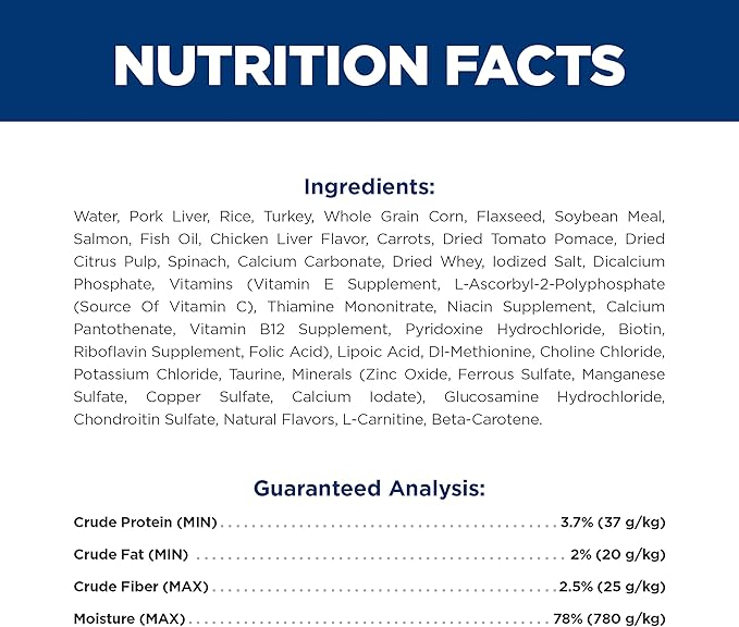 Hill’s Prescription Diet Brain Care + j/d Joint Care Rice & Turkey Wet Dog Food, 12 x 13 oz case