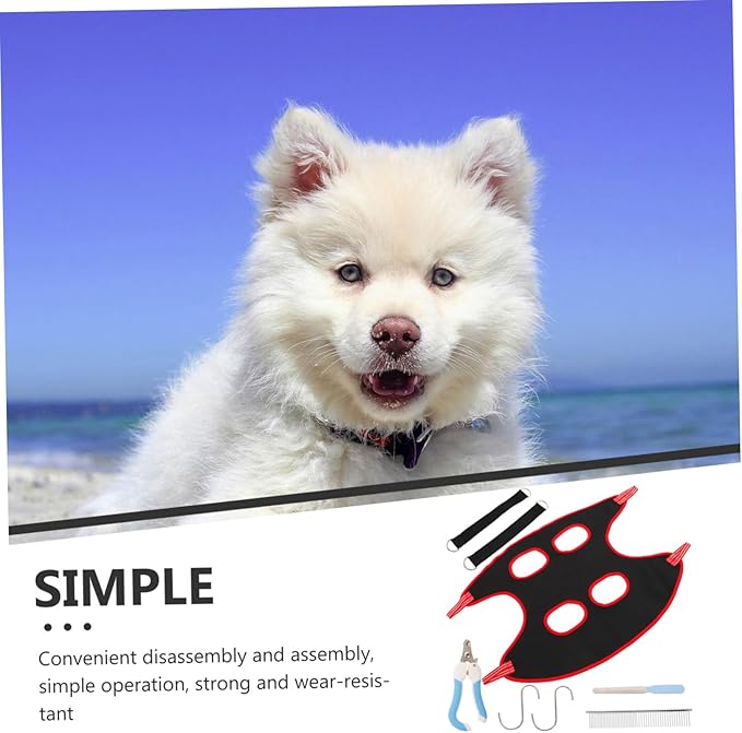 Happyyami Dog Nail File Nail Trimming Tool for Miniature Pets Safe Pet Grooming Hammock