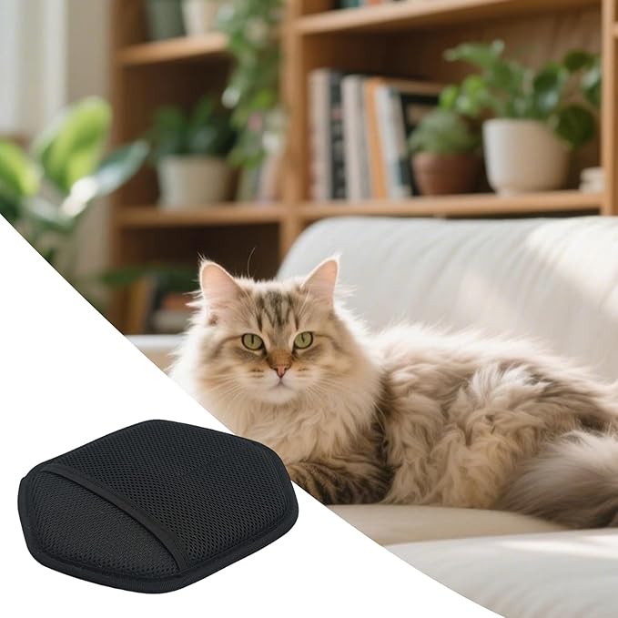Pet Hair Removal Gloves | Ergonomic Static Pet Grooming Tool | Cat Detangling Gloves | for Sofas Beds Carpets Clothing Couch Bed Sheets Curtains Car Seats