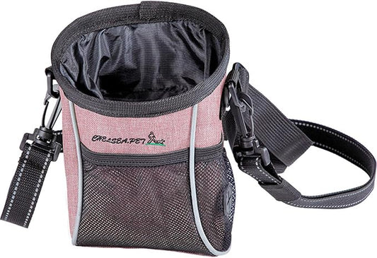 Peiiwdc Dogs Treat Pouches for Walking with PoopBagHolder Dog Training Waist Bag Pet Treat Outdoor Pet Supplies Dog Training