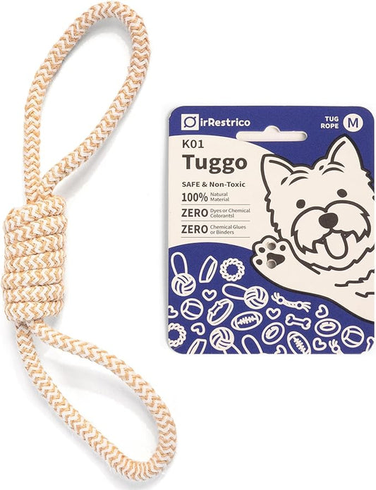 Puppy Chew Toys for Teething, Durable Dog Rope Toys for Small and Medium Dogs, Interactive Chew Rope for Training, M Size