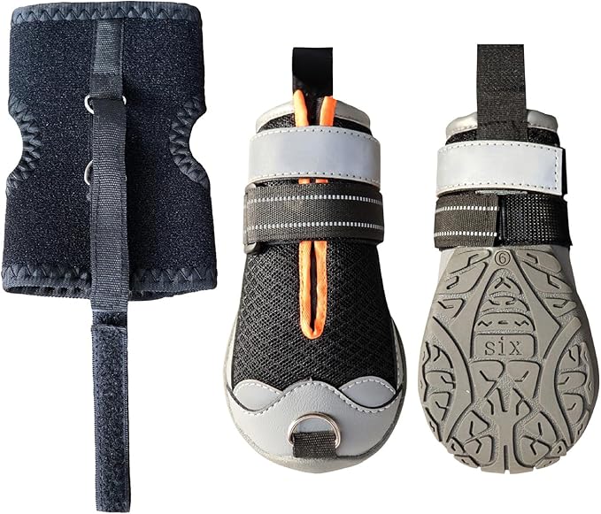 Light Weight Dog Boot with Adjustable Straps Corrective Pet Shoe Dog Paws Protectors Safety Dog Winter Outdoor Supply