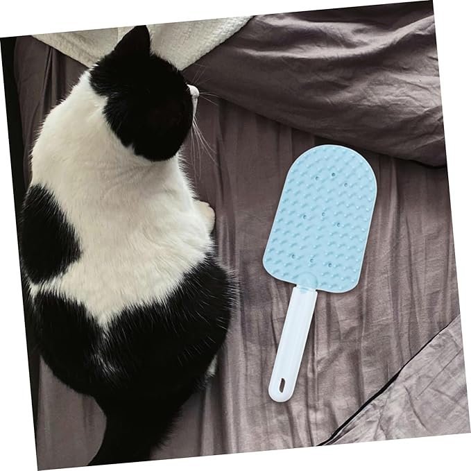 TOYANDONA 3pcs Dual-sided Cat Grooming Comb for Shedding Washable Brushes for Small Dogs Cats Ergonomic Grip Versatile Pet Grooming Tools
