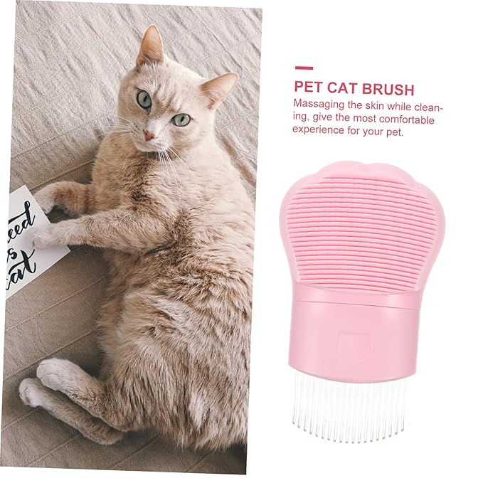 SUPVOX Cat Grooming Comb for Cats and Dogs PET Hair Remover Brush Massage Function Detangling Needle Rake Comb Pets