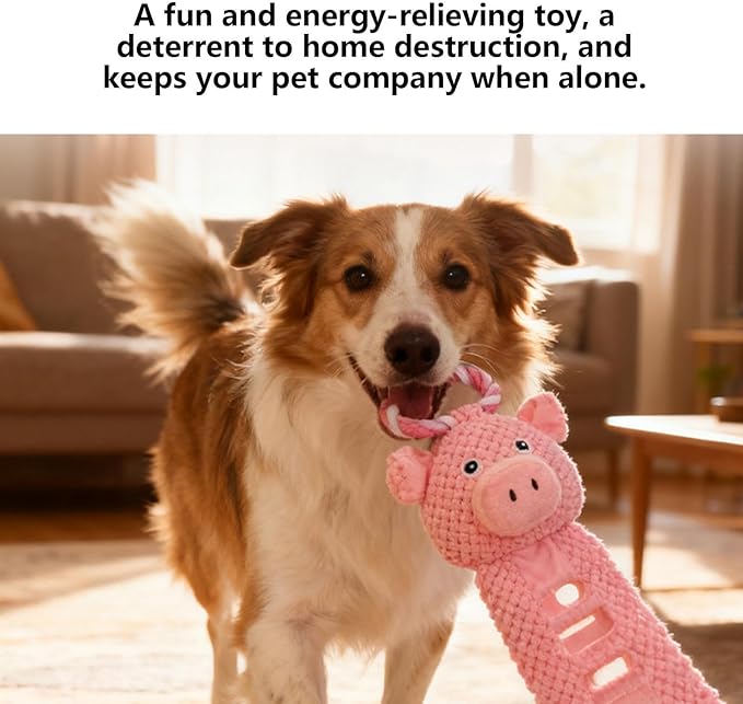Dog Chew Toys | Tough Pet Teething Supplies,Entertaining Puppy Toys - For Cats, Training, Chewing, Boredom, Home, Travel, Car,