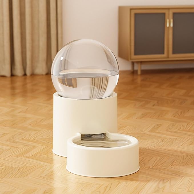Automatic Cat Feeder | Automatic Dog Food Dispenser | Large Capacity Puppy Water Drinker for Indoor Patio, Living Room, Home, Holidays, Travel and Home