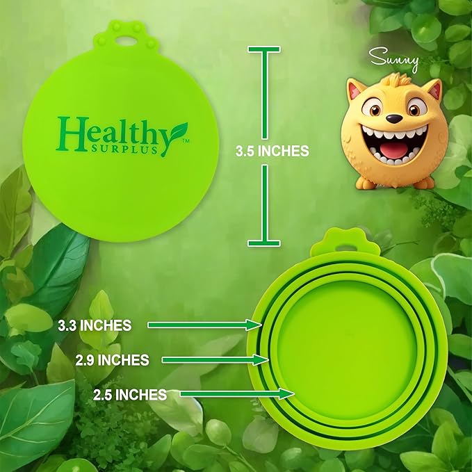 Healthy Surplus Chunks in Gravy Variety 18 Cans Wet Cat Food | Salmon & Chicken Recipes | Each Can Net Wt 3 OZ (85 G) Silicon Can Lid Bundle