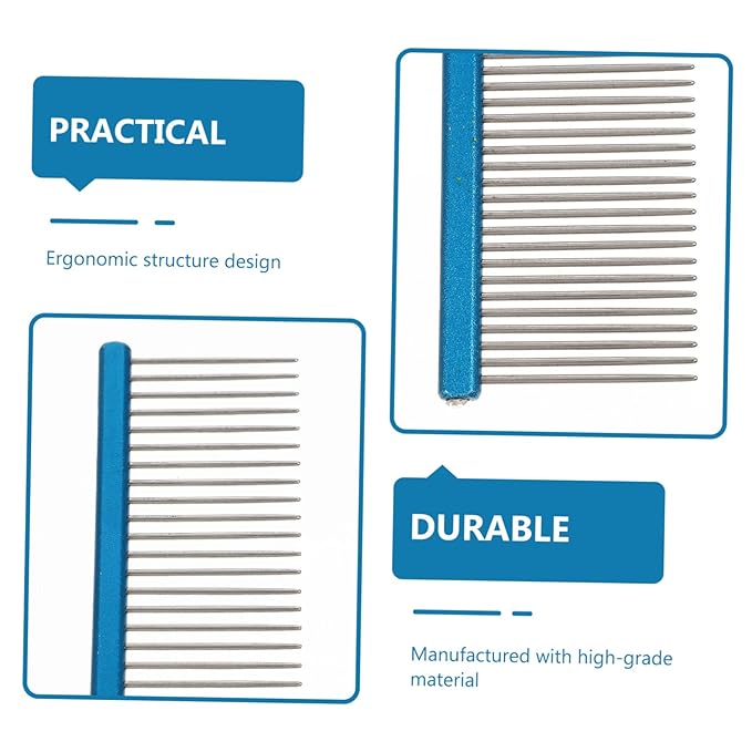 Daily Use Wear-resistant Dog Grooming Comb for Easy Pet Hair Care Convenient Pet Supply for Cats and Dogs Non- Design for Comfort and Durability