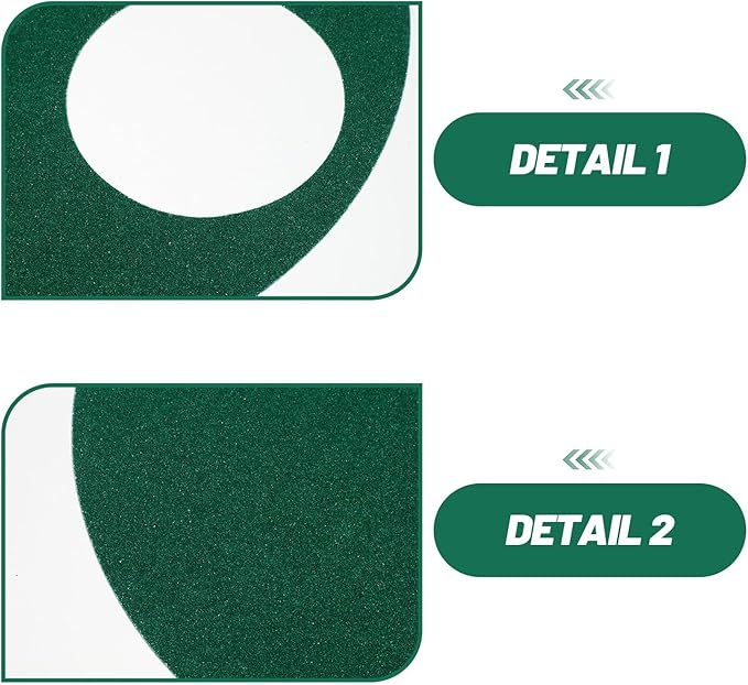 4pcs Dog Nail Care Replacement Sandpaper Pads, Adhesive Grit Sandpaper for Pet Scratch Boards, Cat Claw File, Trim & Grooming Supplies Green