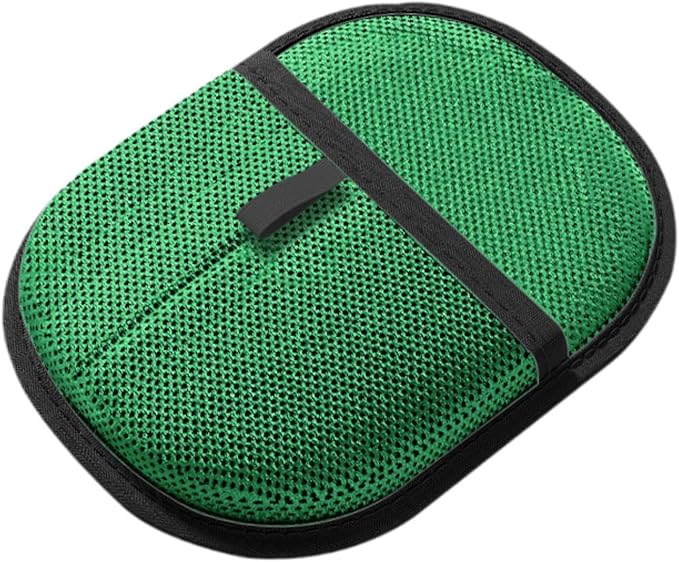 Pet Hair Removal Glove for Cats Dogs Grooming Mitt Electrostatic Remover for Sofa Furniture Long Short Hairs- Green