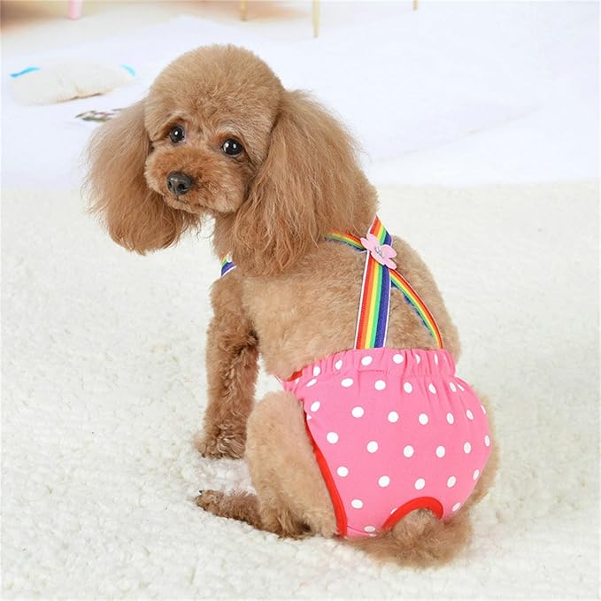 Female Dog Sanitary Panties Diaper Pantie Diapers Washable Underwears SkinFriendly Period Shorts Supply Pet Diaper Sanitary Panties