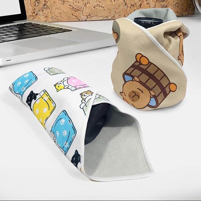 Cat Wrap for Grooming - Self-Adherent Adjustable Blanket Fabric to Wrap Cat, Cat Swaddle Wrap for Nail Trimming | Cat Burrito Wrap, Multifunctional Anti-Escape Bag, Cat Control Mat for Clip Nails